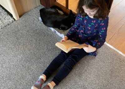 Lilly reading